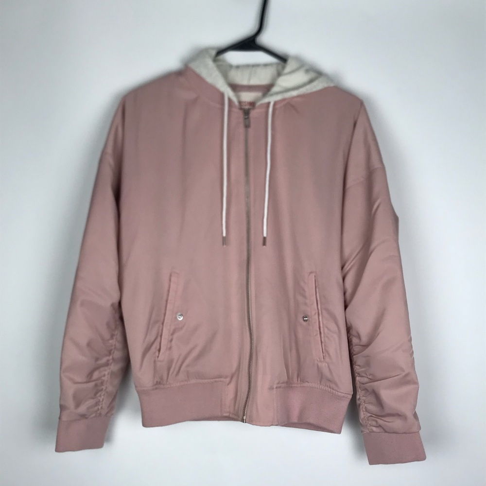 Pink Bomber Jacket Size Mediu